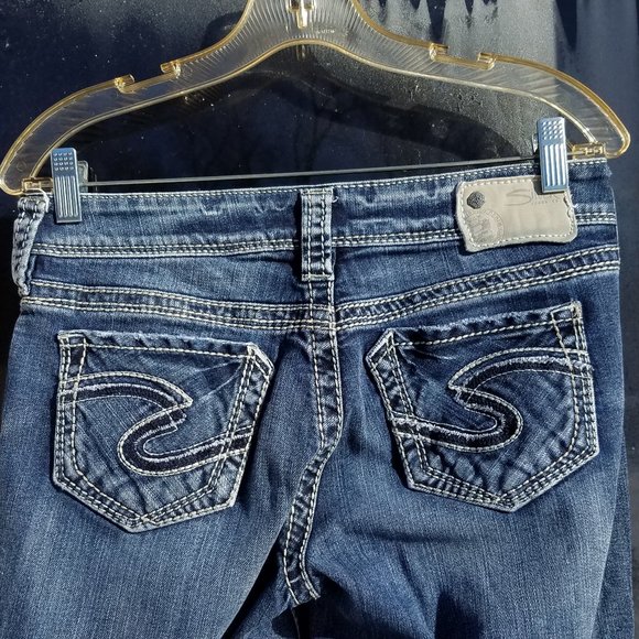 Silver Suki Straight Leg Stretch Jeans - 29/32 - Picture 11 of 15